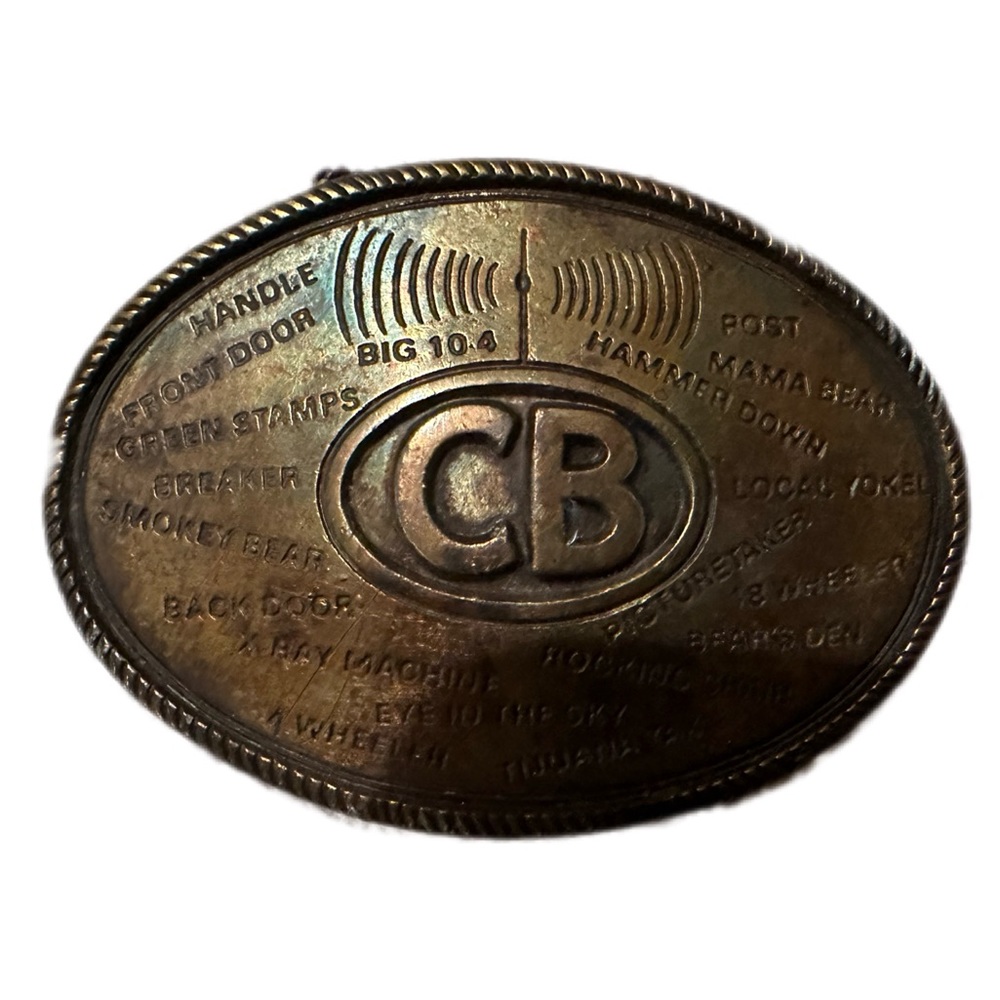 CB Radio Belt Buckle